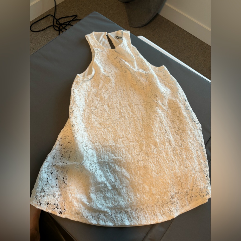 White floral show me your mumu dress good condition size large